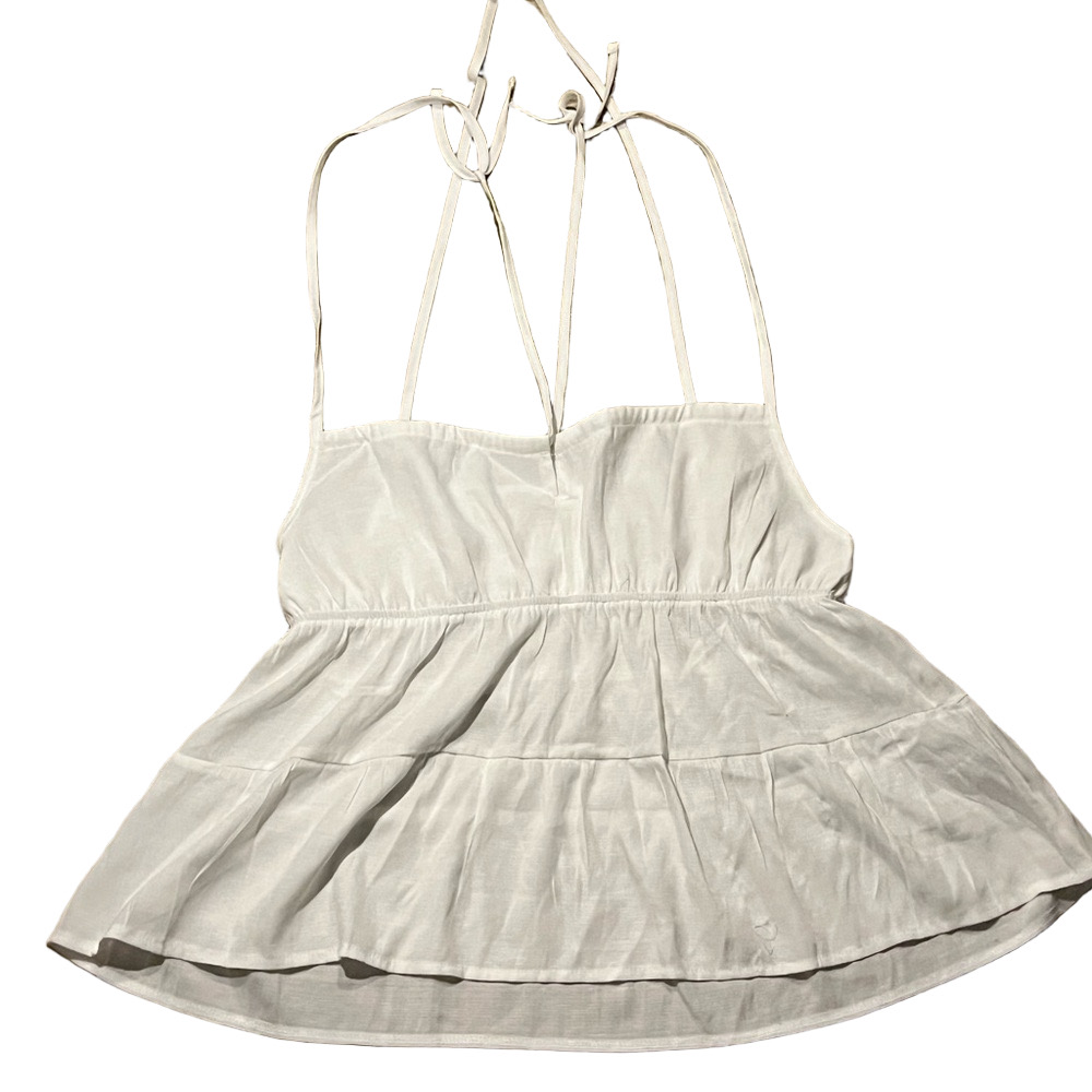ROMWE White Strappy Camisole Top